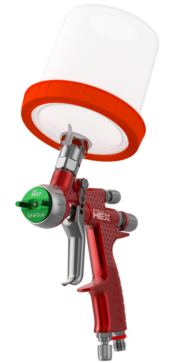 Sagola 4600 HEX HVLP Gravity Spray Gun