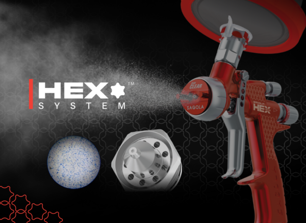 Sagola 4600 HEX Key Features Image hexagonal aircap